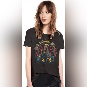 NWT- Prince Peter Jimmy Hendrix Black Graphic Tee in Black